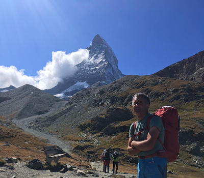 Andreas Messner am Schreckhorn 2004