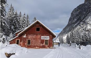 Skitouren am Fuße der Drei Zinnen