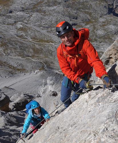 Klettersteige-Durchquerung Dolomiten EXtraklasse