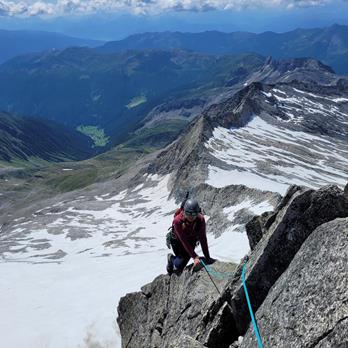Einsame Grate am Alpenhauptkamm