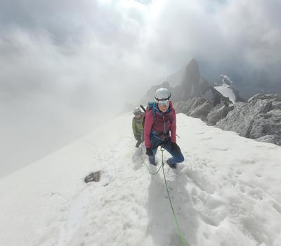 Climbing on Snow, Ice and Snow