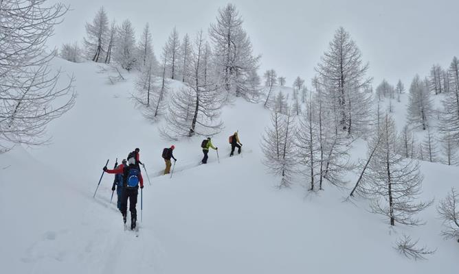 Spontane Schneewoche  - PIEMONT Val Stura