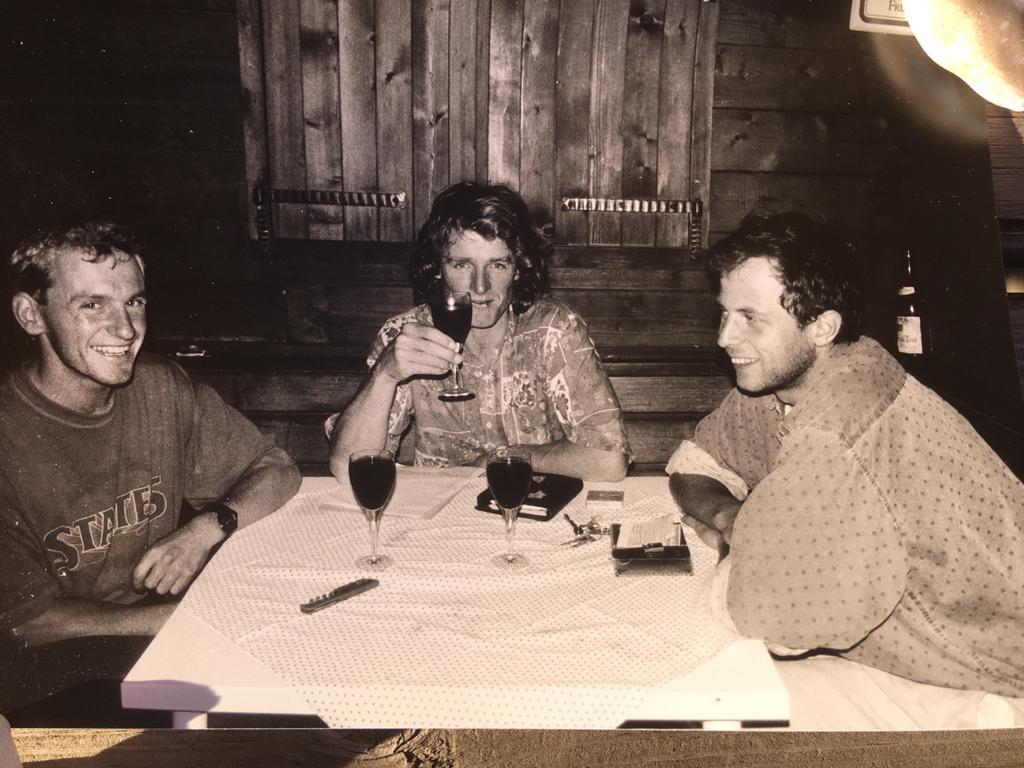 1990 - Diego, Othmar und Michi bei der Gründung der GLOBO ALPIN in Bozen