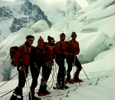 Andreas Messner am Monte Rosa 1985