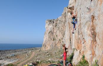 Sportkletterreise Sizilien - Klettern am Meer