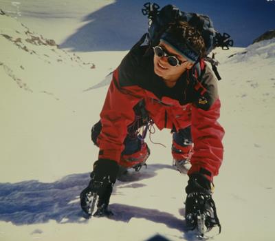 Martin Abler: The tour became more difficult and soon I became interested in doing steep ice tours.