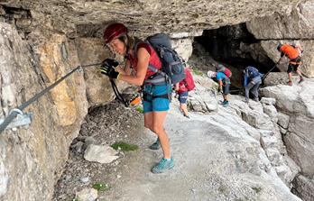 Klettersteigdurchquerung Brenta - Via delle Bocchette