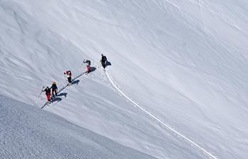 Skitouren Passo San Pellegrino - Kurz & Deftig