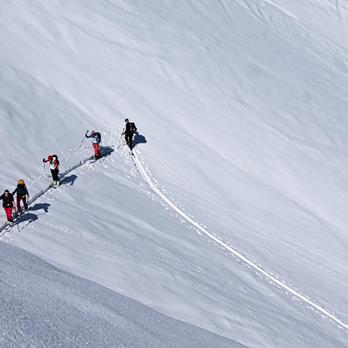 Skitouren Passo San Pellegrino - Kurz & Deftig