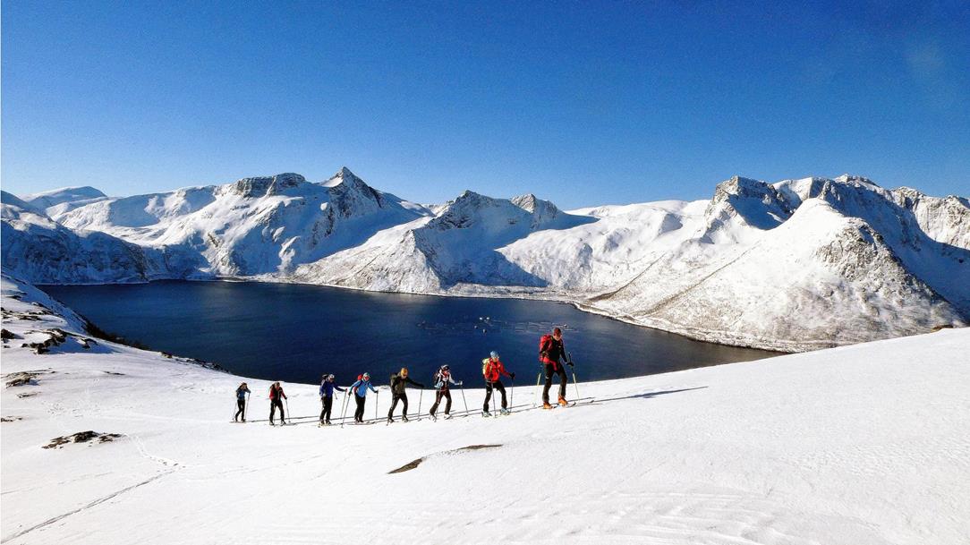 Ski Tour on the Island of Senja, Norway