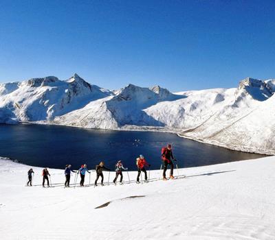 Ski Tour on the Island of Senja, Norway