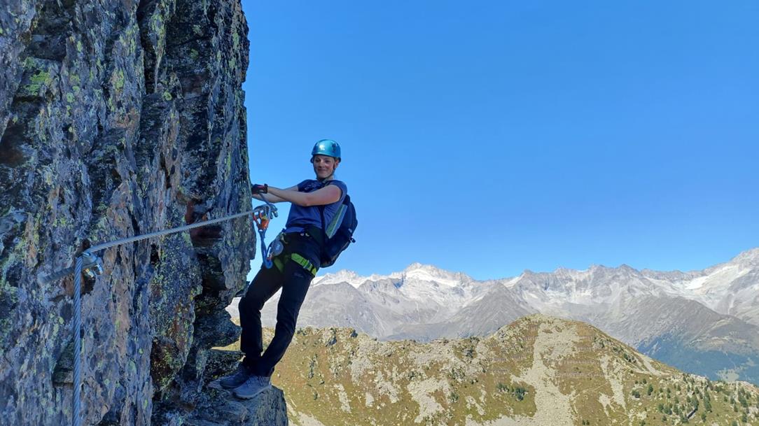 Auf dem Klettersteig