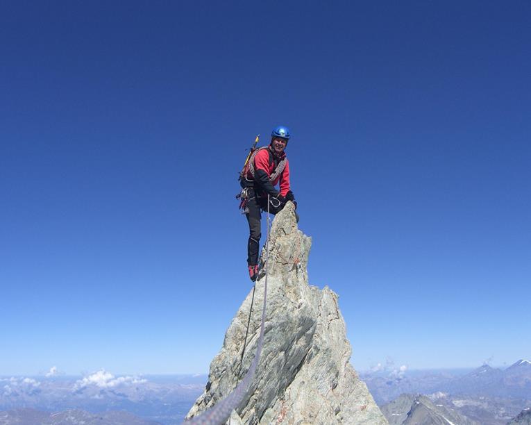 Martin Abler zur Bergführerausbildung: Mit der Zeit kam der Wunsch auf, Bergführer zu werden.