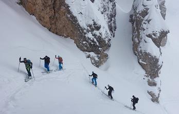 Top-class ski touring in the Dolomites