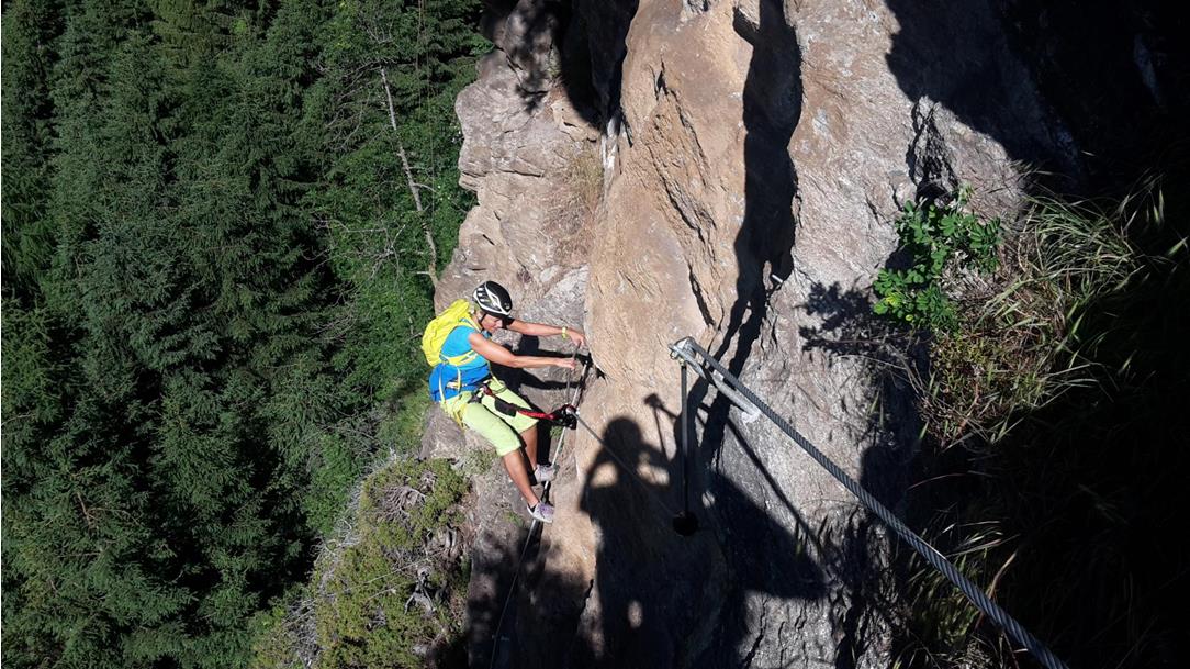 Klettersteig-Wochenende Rund um Meran: Klettersteig Stuller Wasserfall