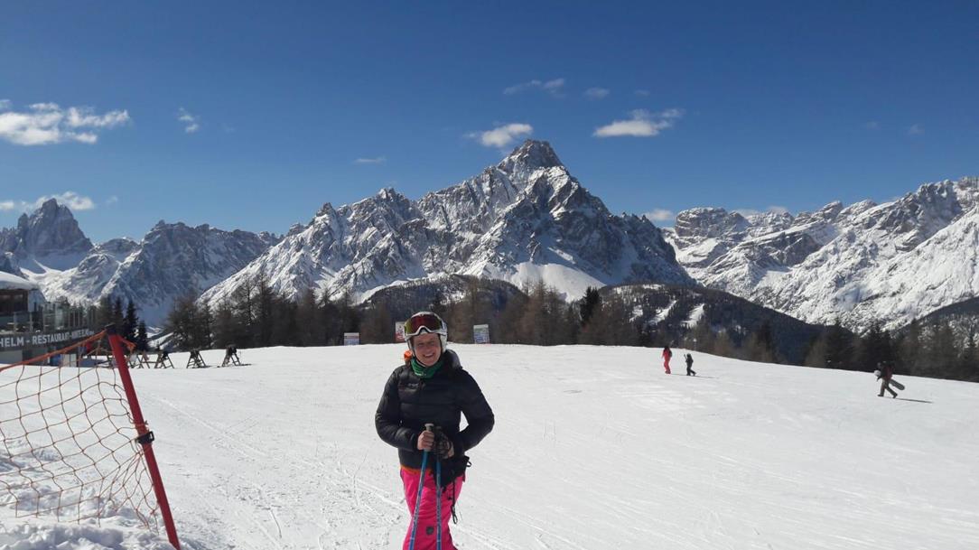 Skitag am Helm für Ariane