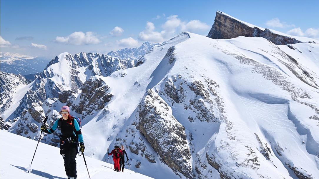 Ski touring weekend in the Dolomites