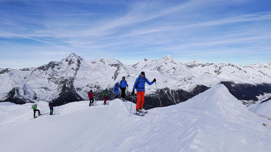 Ski tour in the Ahrntal Valley