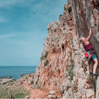 Sportkletterreise Sizilien - Klettern am Meer