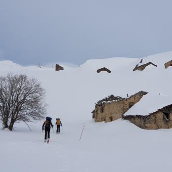 Schneeschuhwandern - Val Maira