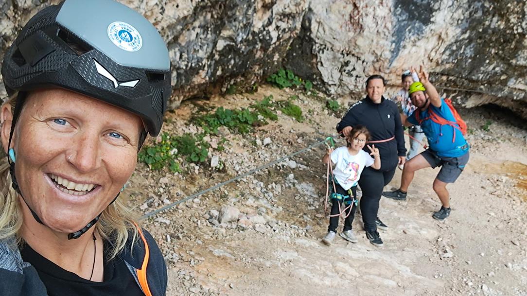 Fanes Gorge for Big and Little Ones