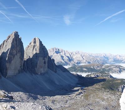 Via Ferrata in the Dolomites -around the Three Peaks
