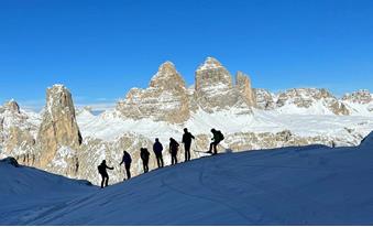 Ski touring week-end in the Dolomites
