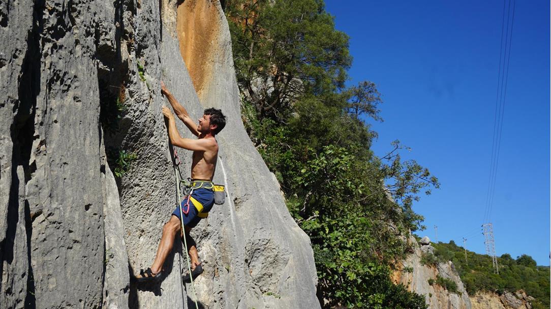 Martin Abler: Climbing helps me relax.