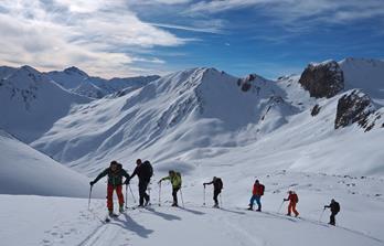 Skitourenwoche Dreiländereck mit Bergführerin Steffi