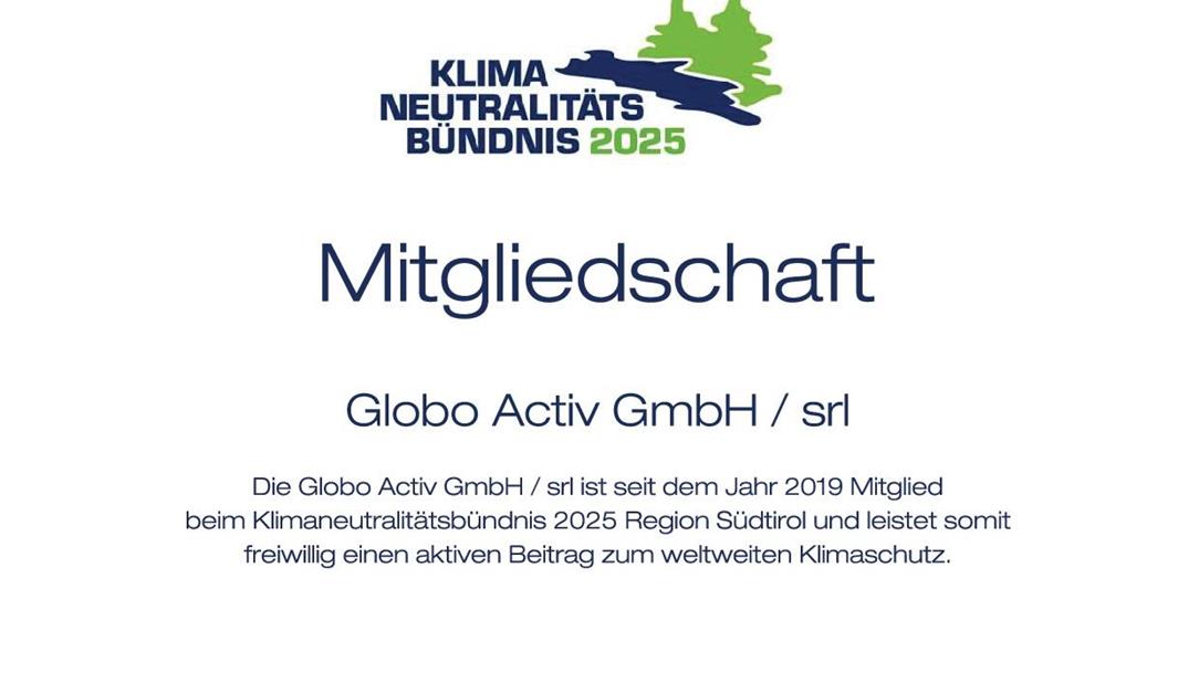 KNB Urkunde Globo Aktiv GmbH