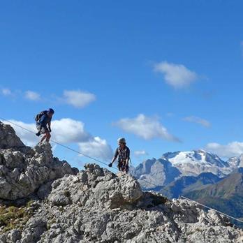 Klettersteigdurchquerung  Dolomiten - Extraklasse